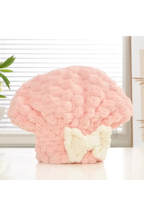 Mikrofiber Örgü Saç Kurutma Bone Havlu