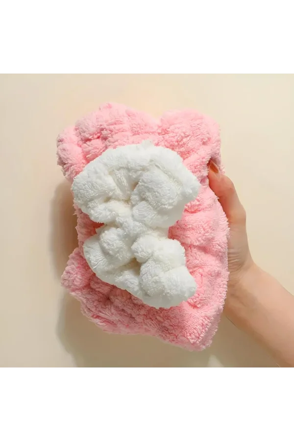 Mikrofiber Örgü Saç Kurutma Bone Havlu