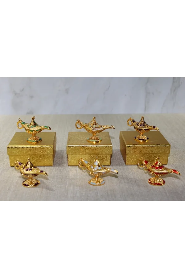 Mineli Metal Alaaddin Lambası Model 2