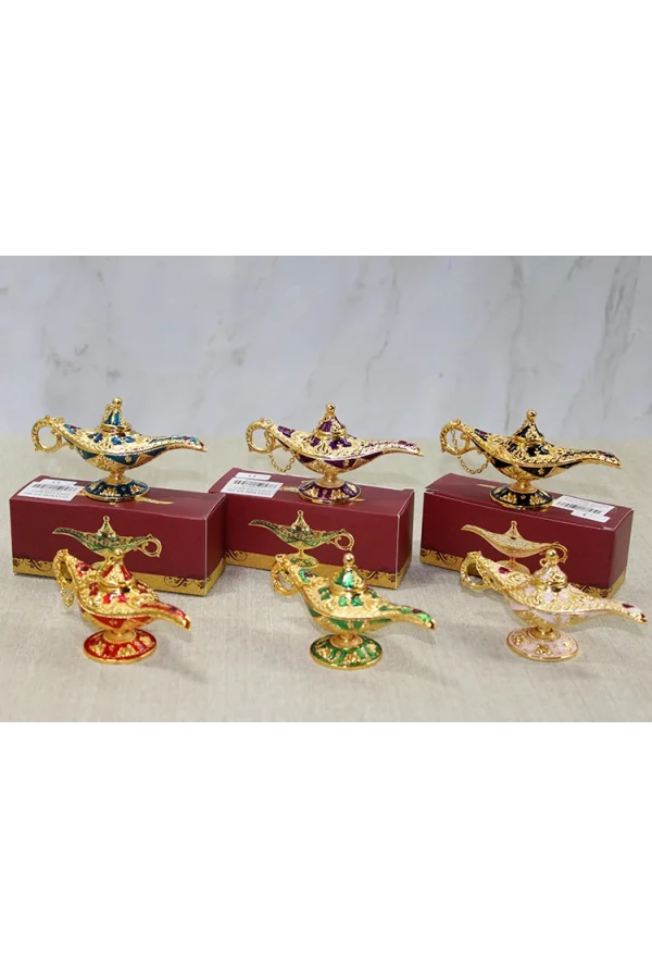 Mineli Metal Alaaddin Lambası Model 3