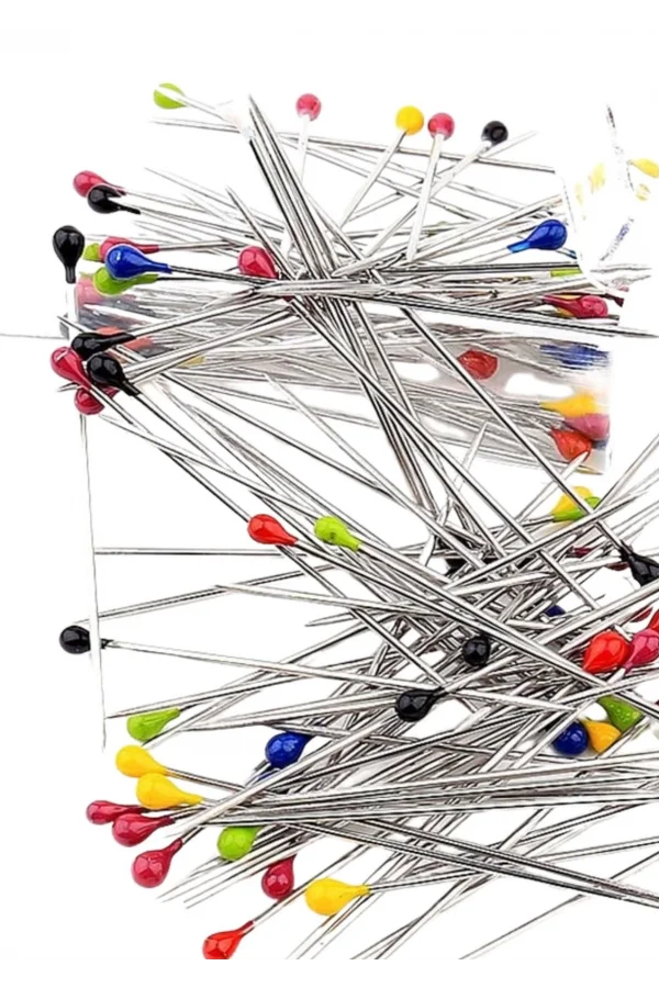 Minelli İğne Kutulu Renkli Başlı 100lü