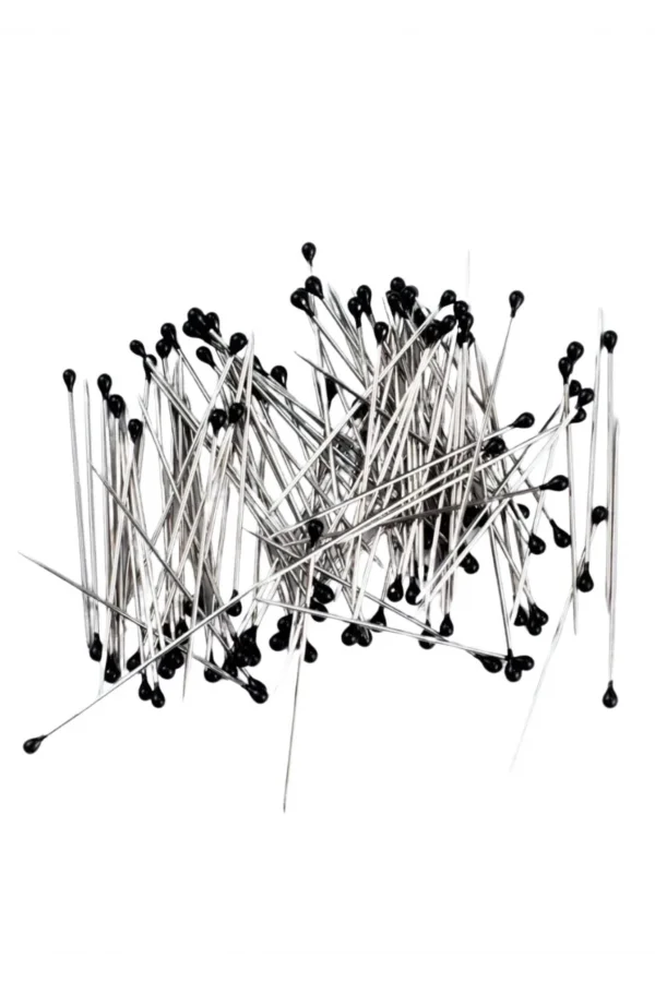 Minelli İğne Kutulu Siyah Başlı 100lü