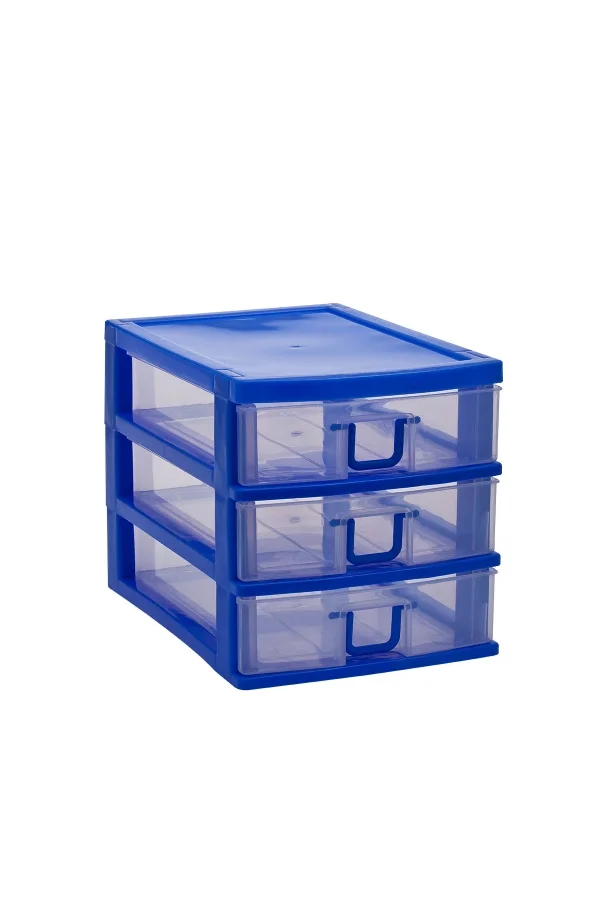 Mini 3 Çekmeceli Komidin Organizer
