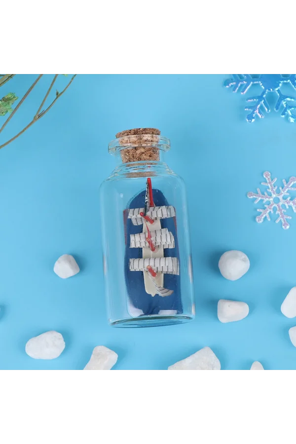 Mini Boy Şişe İçerisinde Gemi Maketi