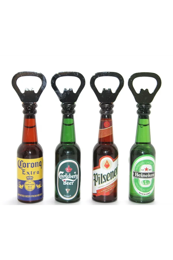 Mini İçecek Şişesi Tasarımlı Magnetli Şişe Açacağı - Model 1