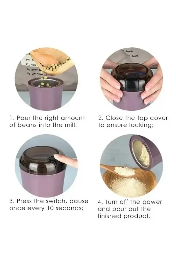 Mini Portatif Öğütücü