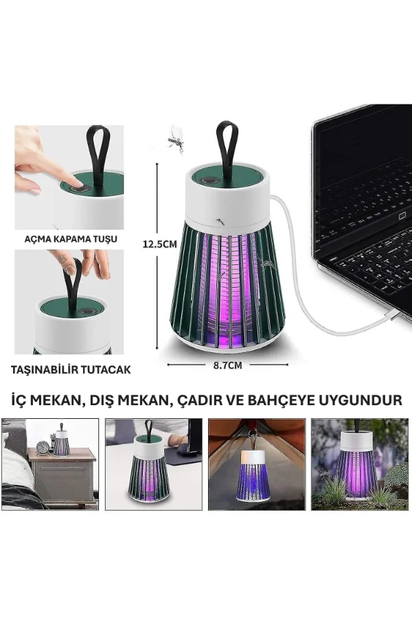 Mini Taşınabilir Sinek Öldürücü UV Lamba