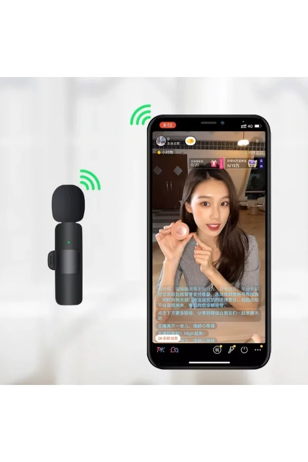 Mini Yaka Mikrofonu Type-C Uyumlu