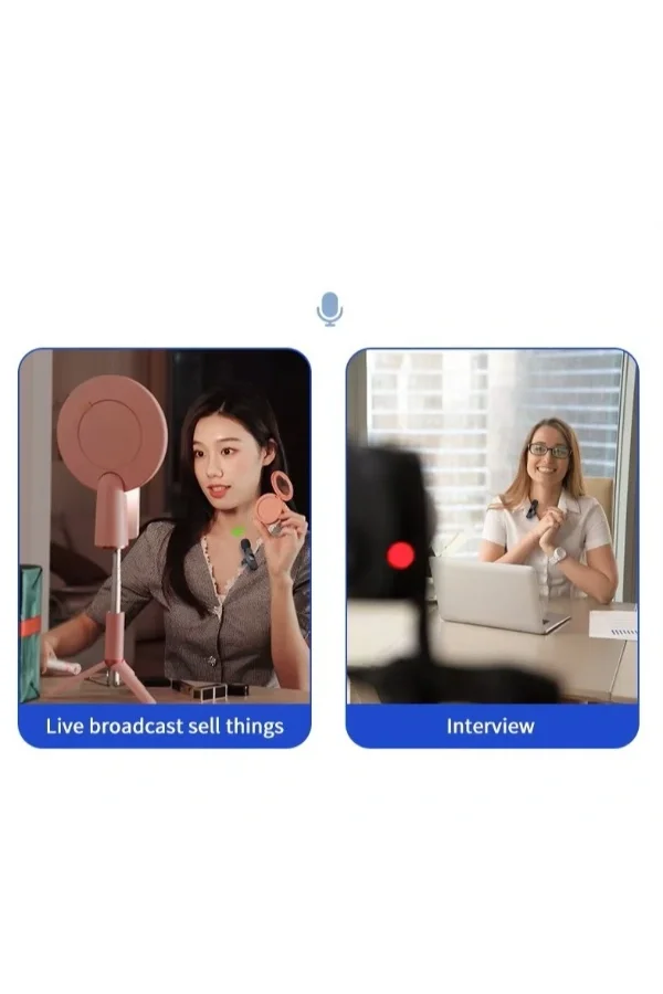 Mini Yaka Mikrofonu Type-C Uyumlu