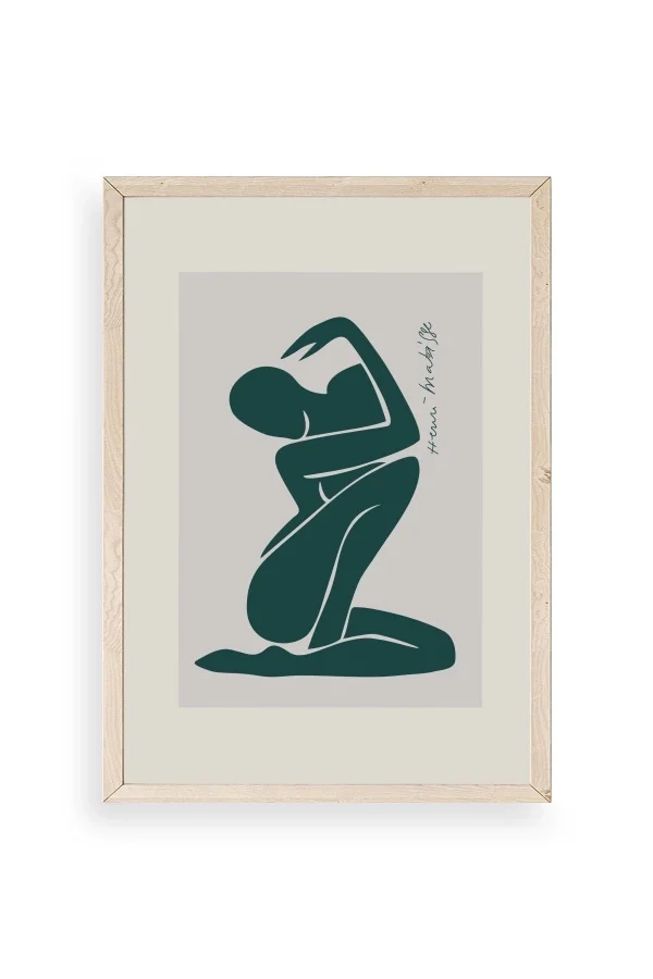 Modern Ahşap Çerçeveli Tablo