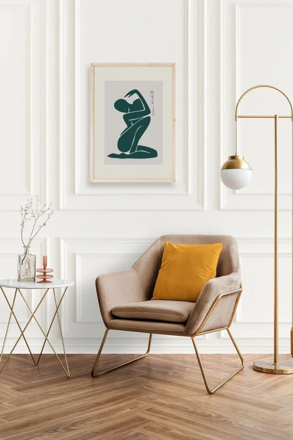 Modern Ahşap Çerçeveli Tablo