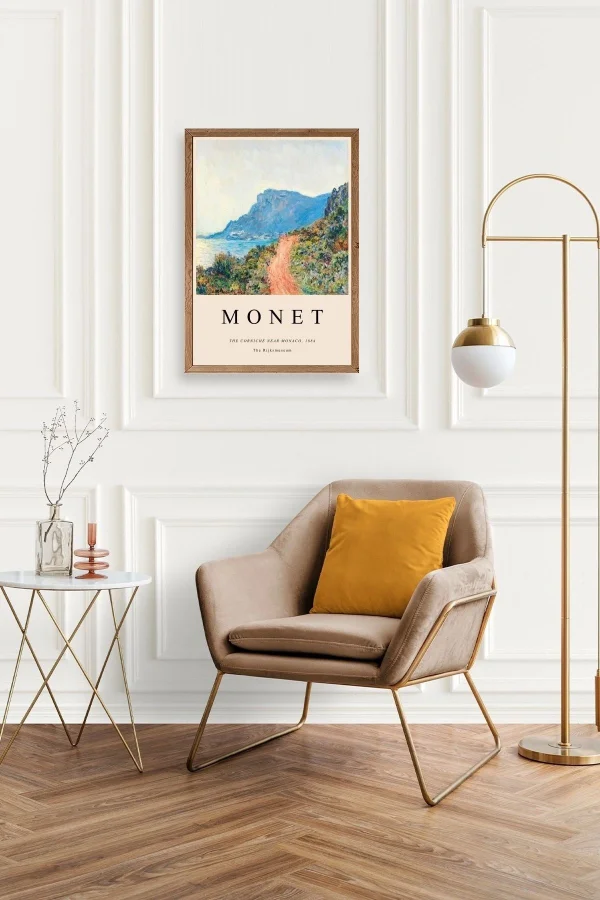 Monet Ahşap Çerçeveli Tablo