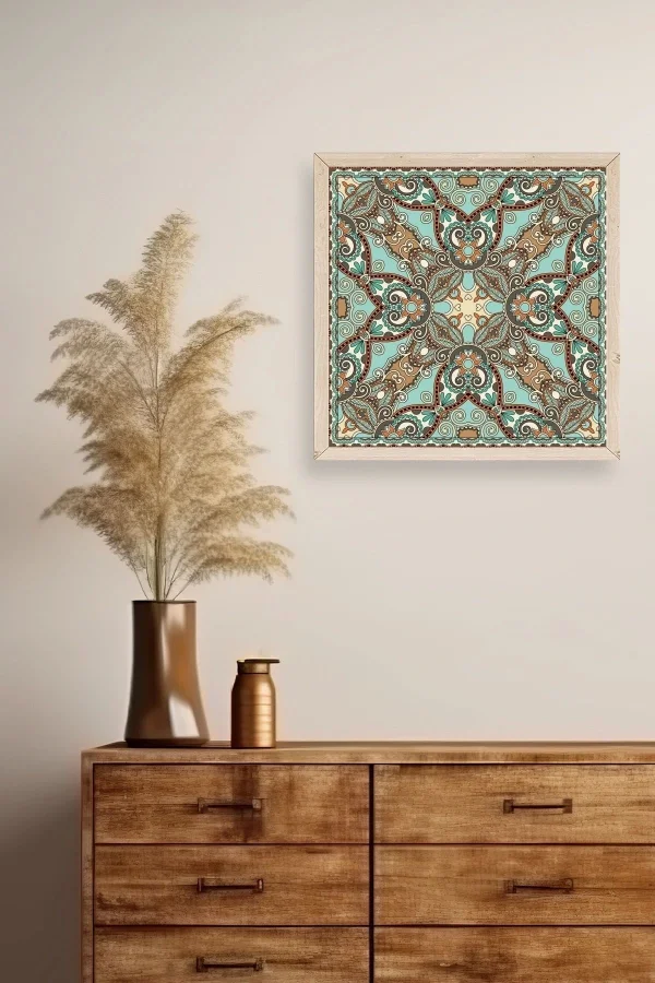 Motif Ahşap Çerçeveli Tablo