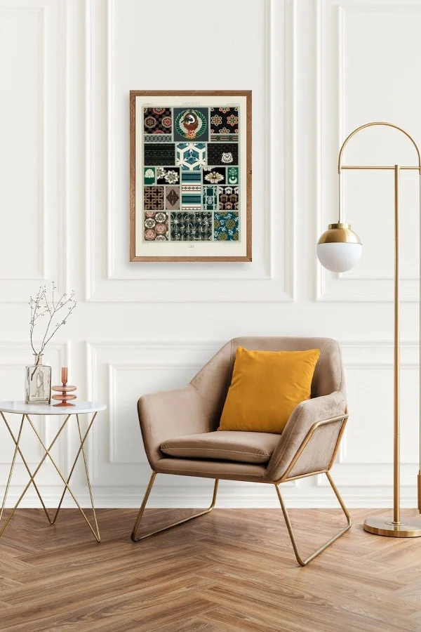 Motif Ahşap Çerçeveli Tablo