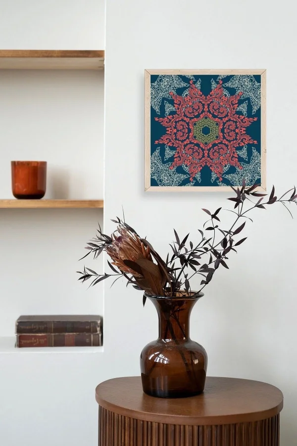 Motif Ahşap Çerçeveli Tablo