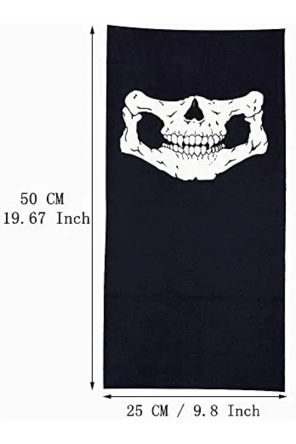 Motorcu Boyunluk Baf Buff Bandana - 25x48 cm Model 7