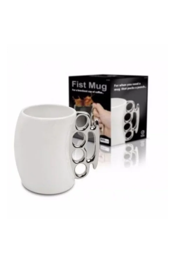 Muşta Tasarımlı Seramik Kupa