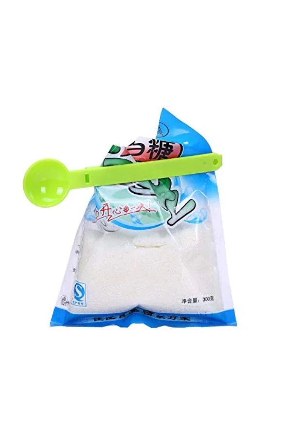 Ölçme Kaşıklı Poşet Klipsi 3lü Paket