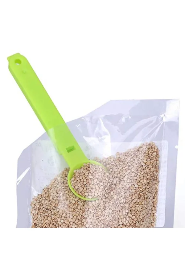 Ölçme Kaşıklı Poşet Klipsi 3lü Paket