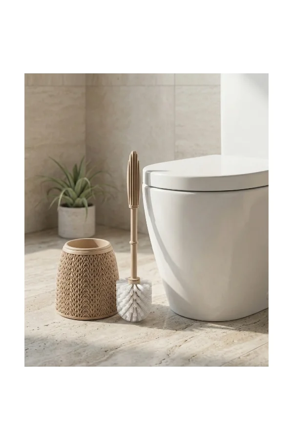 Örgü Desenli Tuvalet Fırçası