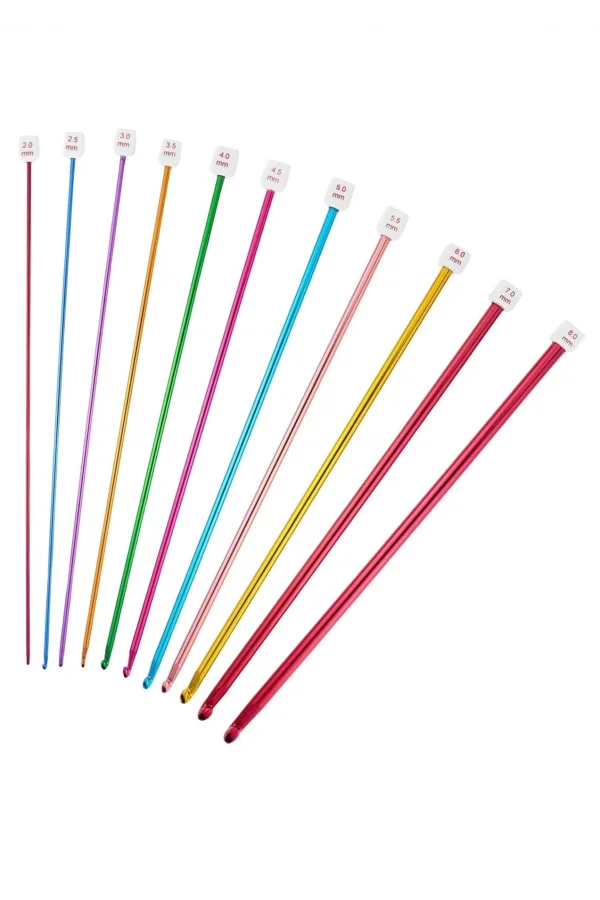 Örgü Tığ Metalize 25 cm  4,5 Numara