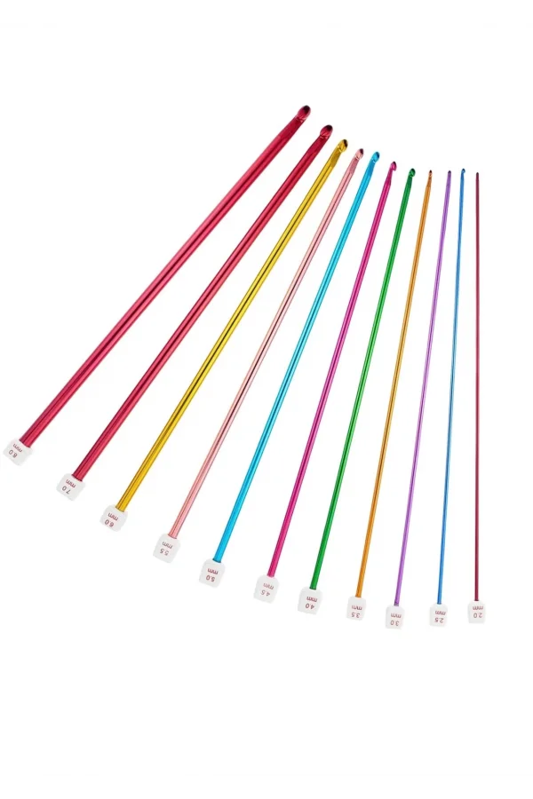 Örgü Tığ Metalize 35 cm  3 Numara