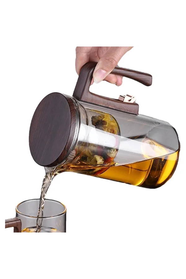 Otomatik Cam Demlik Ve 2li Bardak Seti