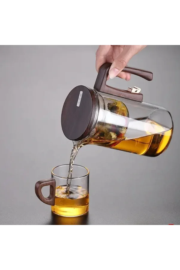 Otomatik Cam Demlik Ve 2li Bardak Seti