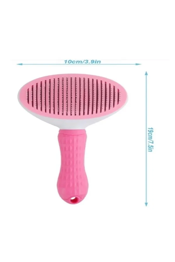 Otomatik Temizlenen Evcil Hayvan Tarağı Pembe