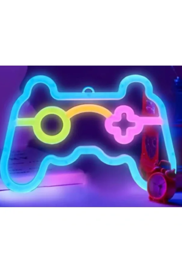 Oyun Konsolu Tasarımlı Neon Led