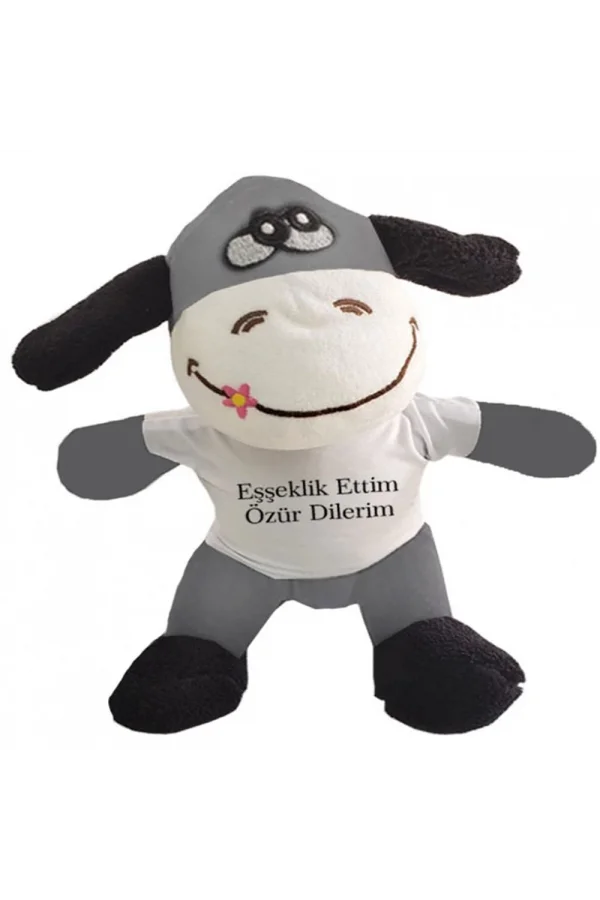 Oyuncak Peluş Eşeklik Ettim Tişörtlü Eşek