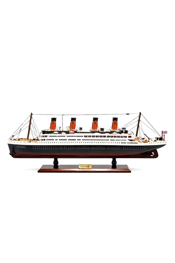 Özel Tasarım Ahşap Işıklı Titanik Gemi - Model 2