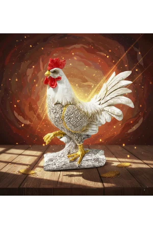 Özel Tasarım Polyester Horoz Figürü