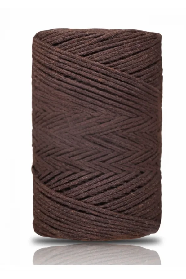 Pamuk Makrome 2 mm Kahverengi