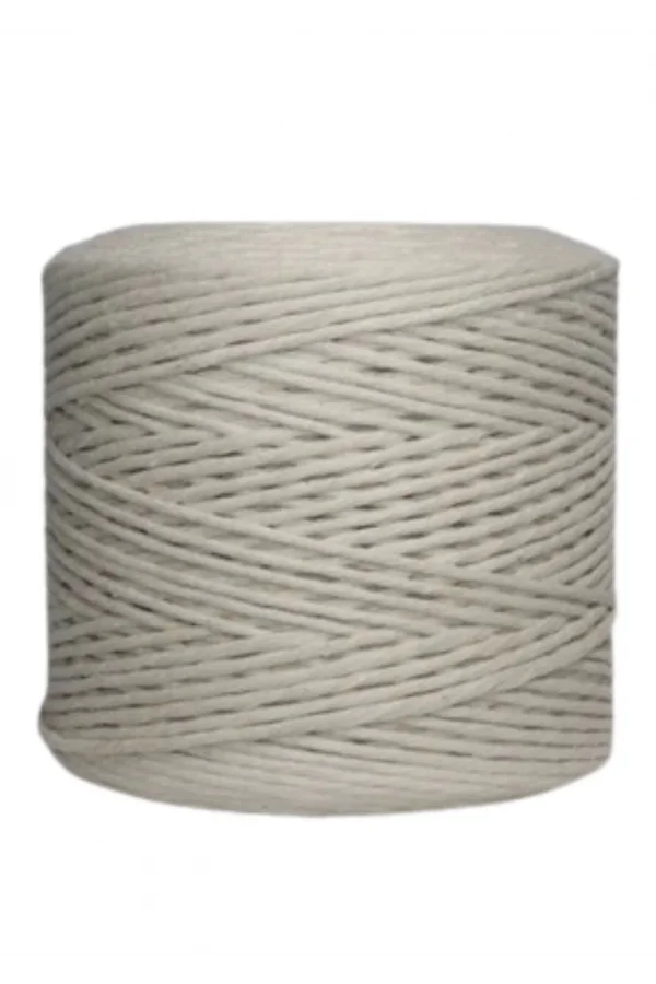 Pamuk Makrome 4 mm İp Krem