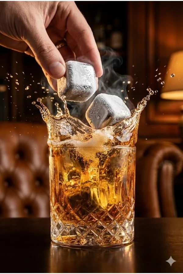 Paslanmaz Çelik Buz Küpü 4’lü Set