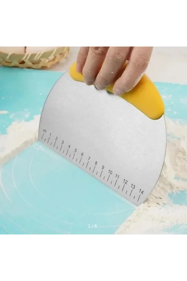 Paslanmaz Çelik Hamur Kesme ve Şekillendirme Spatulası