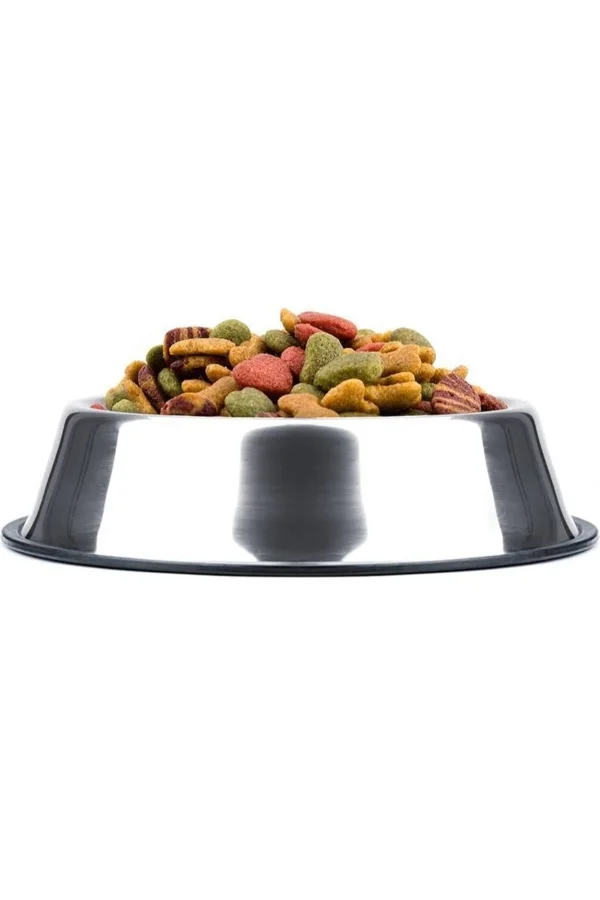 Paslanmaz Çelik Metal Mama Kabı 34 cm.