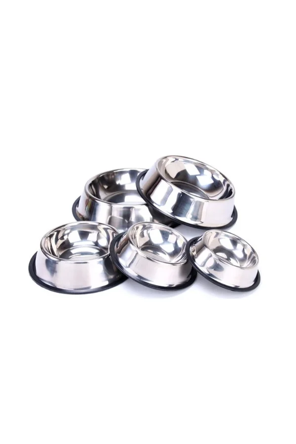 Paslanmaz Çelik Metal Mama Kabı 34 cm.