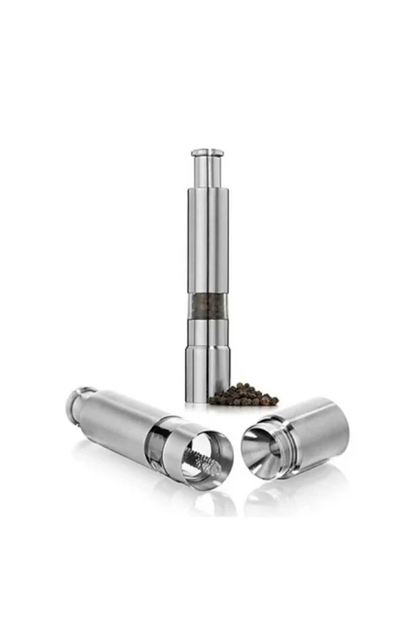 Paslanmaz Çelik Otomatik Basmalı Baharat Öğütücü