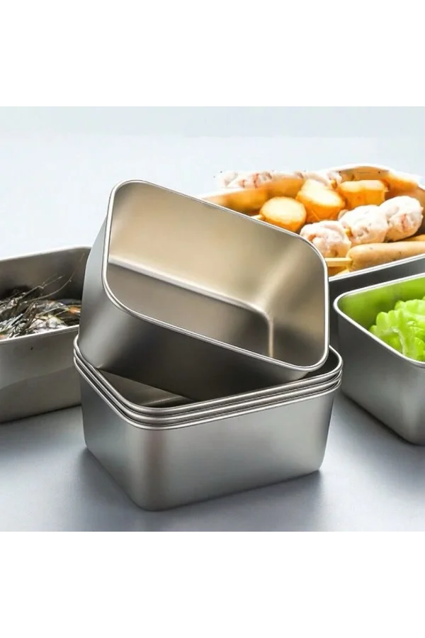 Paslanmaz Çelik Saklama Kabı