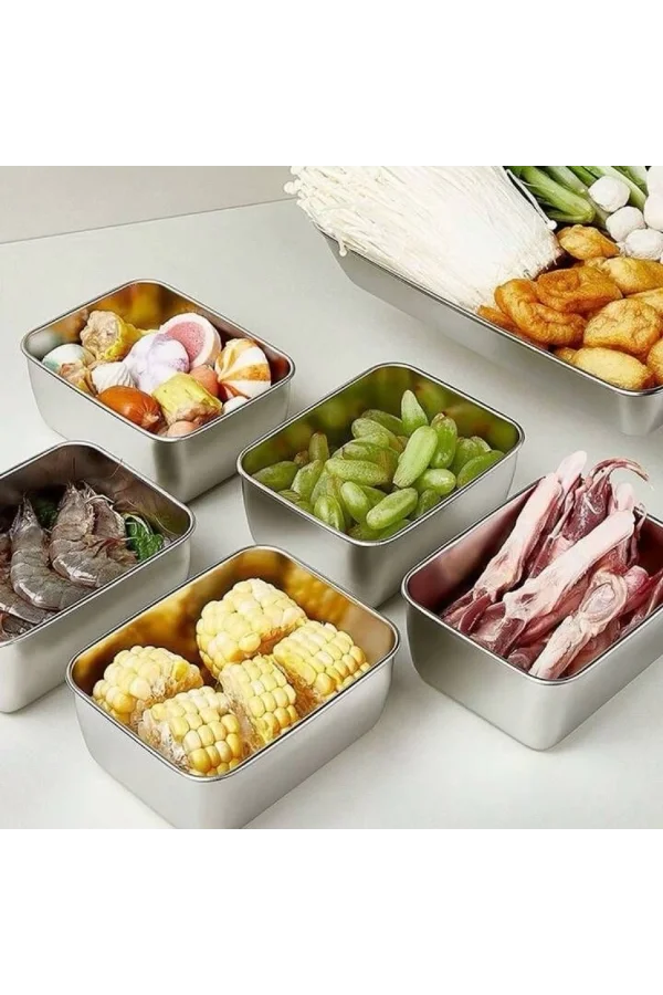 Paslanmaz Çelik Saklama Kabı