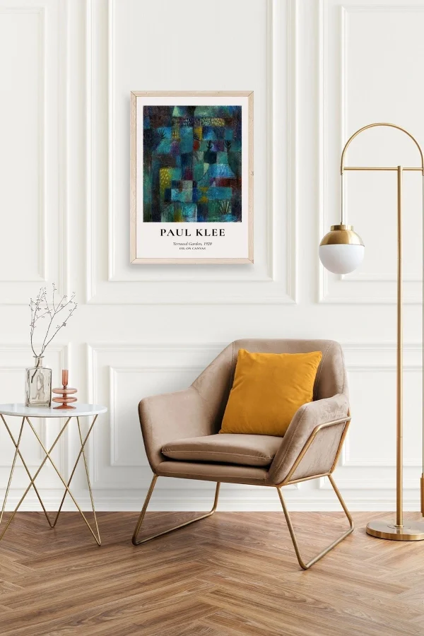 Paul Klee Ahşap Çerçeveli Tablo