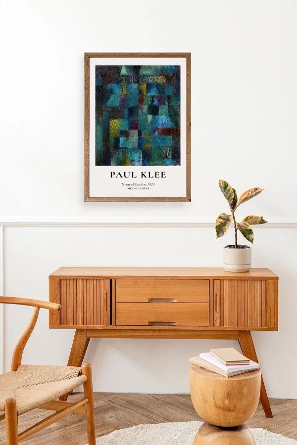 Paul Klee Ahşap Çerçeveli Tablo