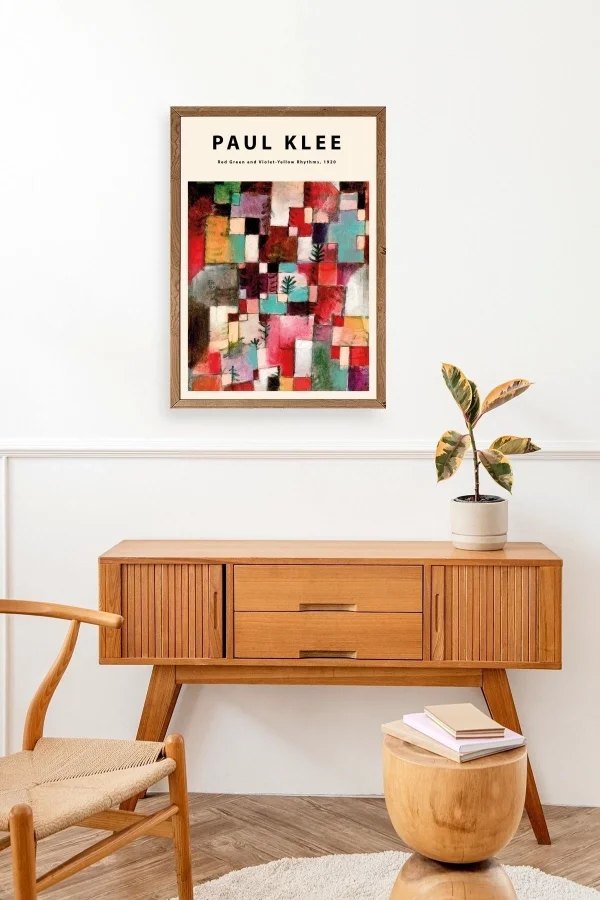Paul Klee Ahşap Çerçeveli Tablo