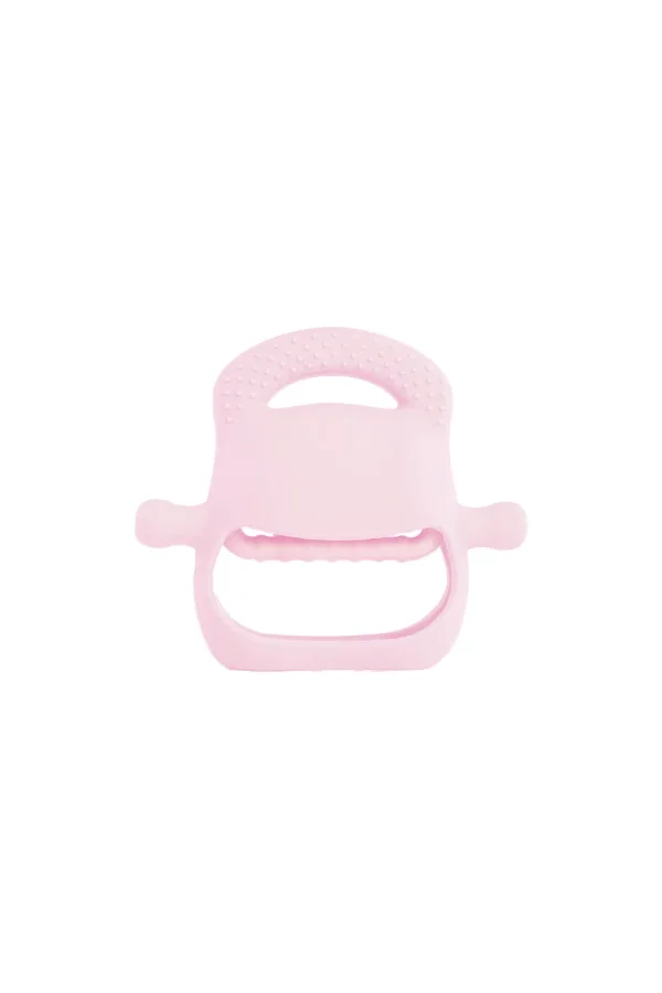 Pembe Bebek Silikon Diş Kaşıyıcı