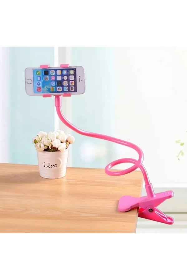 Pembe Renk Akrobat Telefon Tutucu Oynar Başlıklı