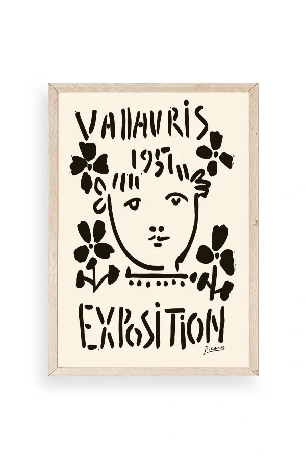 Picasso Ahşap Çerçeveli Tablo