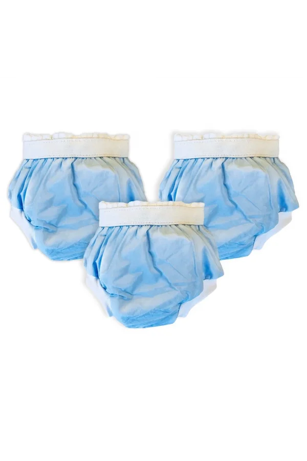 Pierre Cardin 3lü Alıştırma Külodu 10-15kg - Mavi