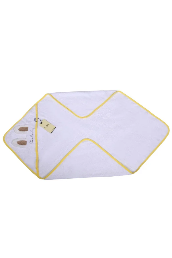 Pierre Cardin Kundak Banyo Havlusu 75x75 cm - Sarı Biyeli